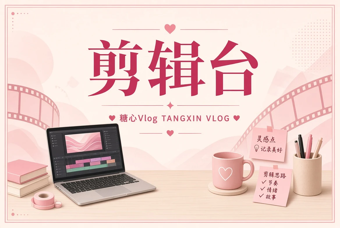 剪辑与内容整理画面