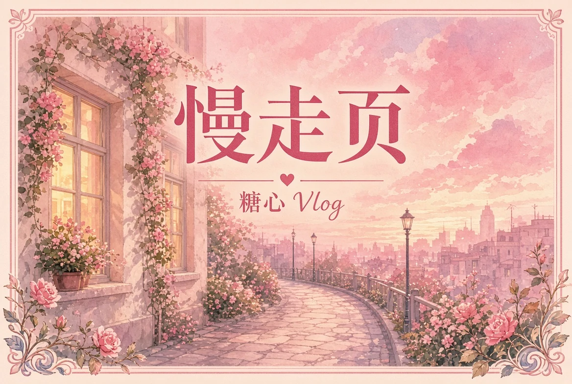 散步与慢阅读画面